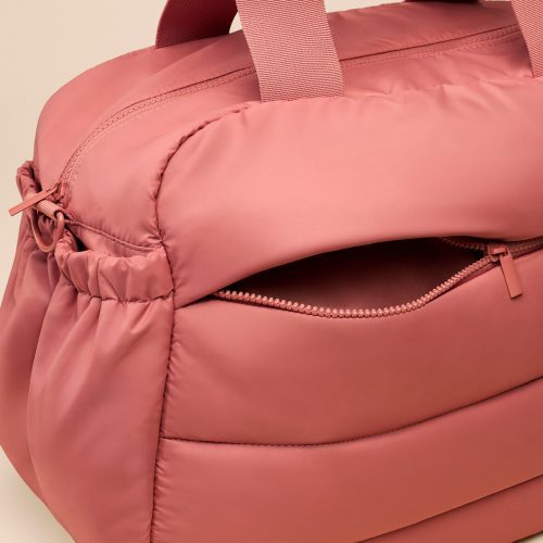 ECOMM PUFFY CARRYALL TOTE DUSTY ROSE 03