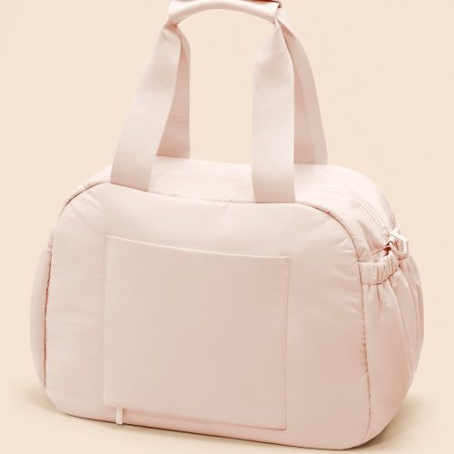 ECOMM PUFFY CARRYALL TOTE PEACH 02