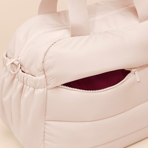 ECOMM PUFFY CARRYALL TOTE PEACH 03