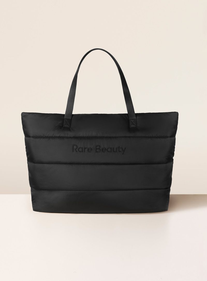 ECOMM PUFFY TOTE TRAVELER BAG BLACK