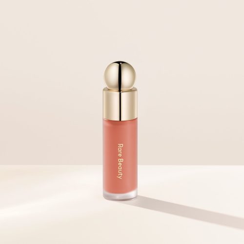 Virtue| Rare Beauty's Soft Pinch Liquid Blush in the dewy beige peach shade 