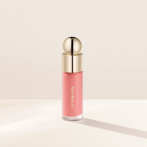 Bliss| Rare Beauty's Soft Pinch Liquid Blush in the matte nude pink shade 