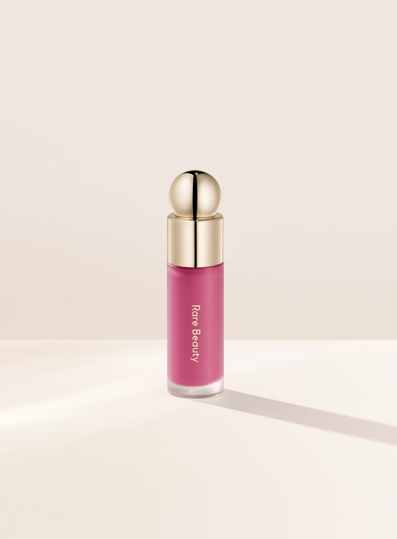 Grace| Rare Beauty's Soft Pinch Liquid Blush in the bright rose mauve shade "Grace."