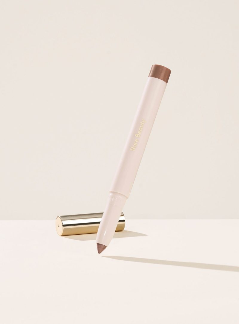 Contentment| Rare Beauty's All of the Above Weightless Eyeshadow Stick in shade "Contentment" with cap off.