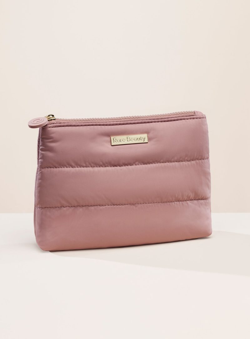 pdp puffy makeup bag mauve front