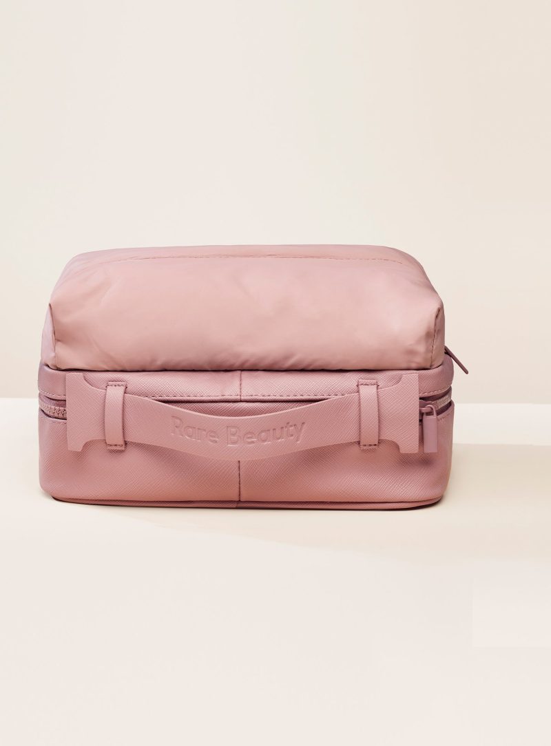 pdp puffy toiletry bag mauve front